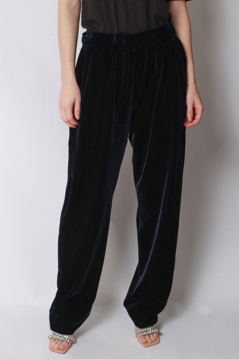 Velvet Pant in Navy