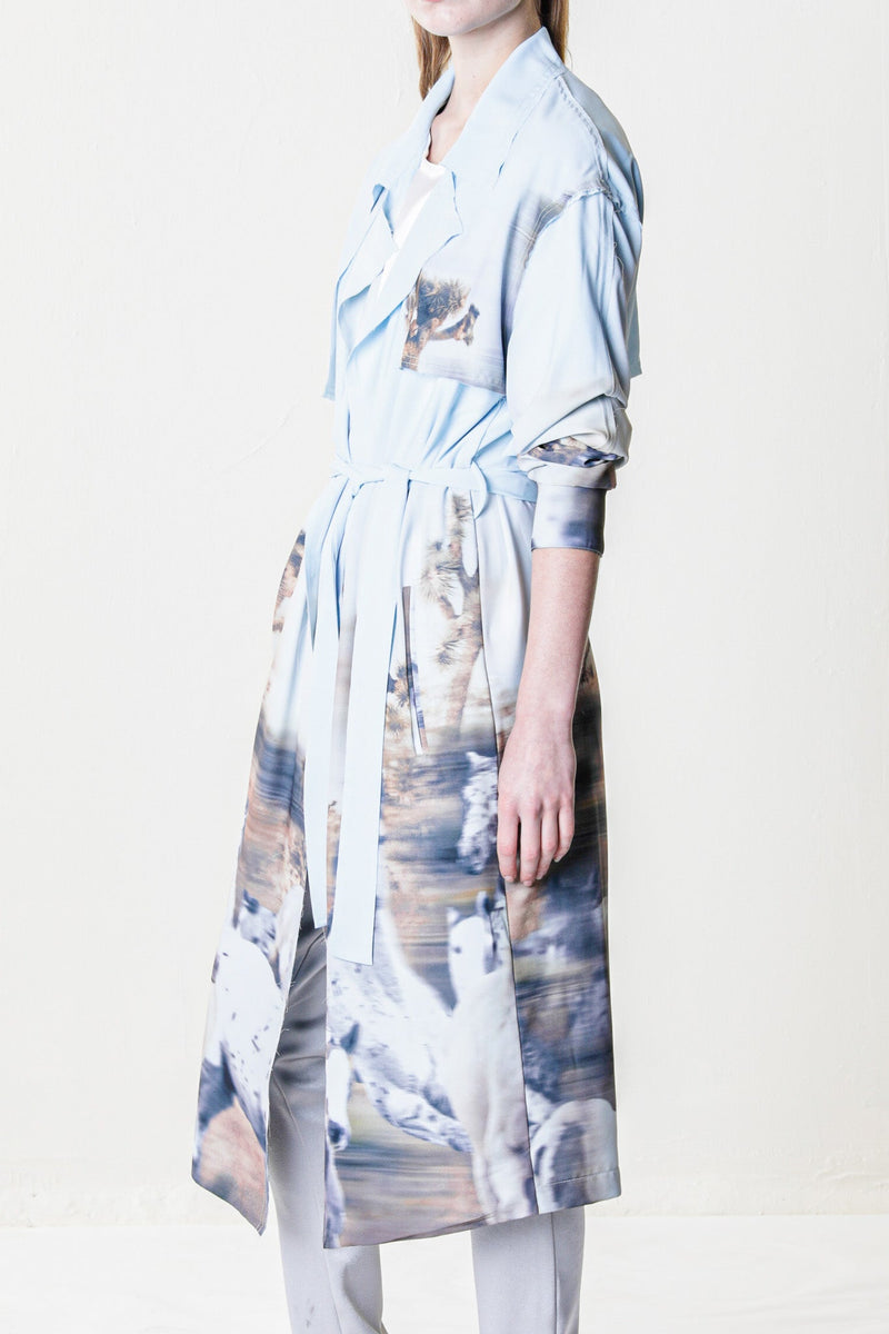 Long Drop Trench in Wild Horses Crepe