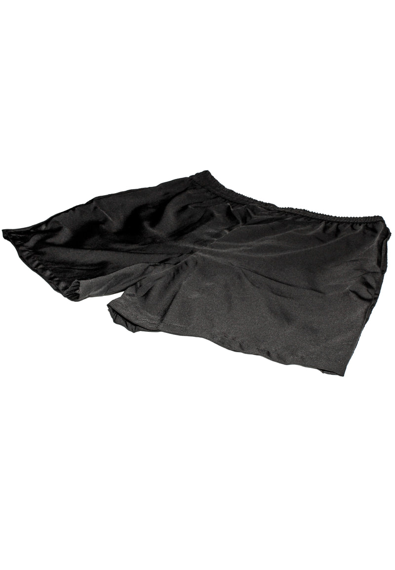 Island Shorts In Black Crepe