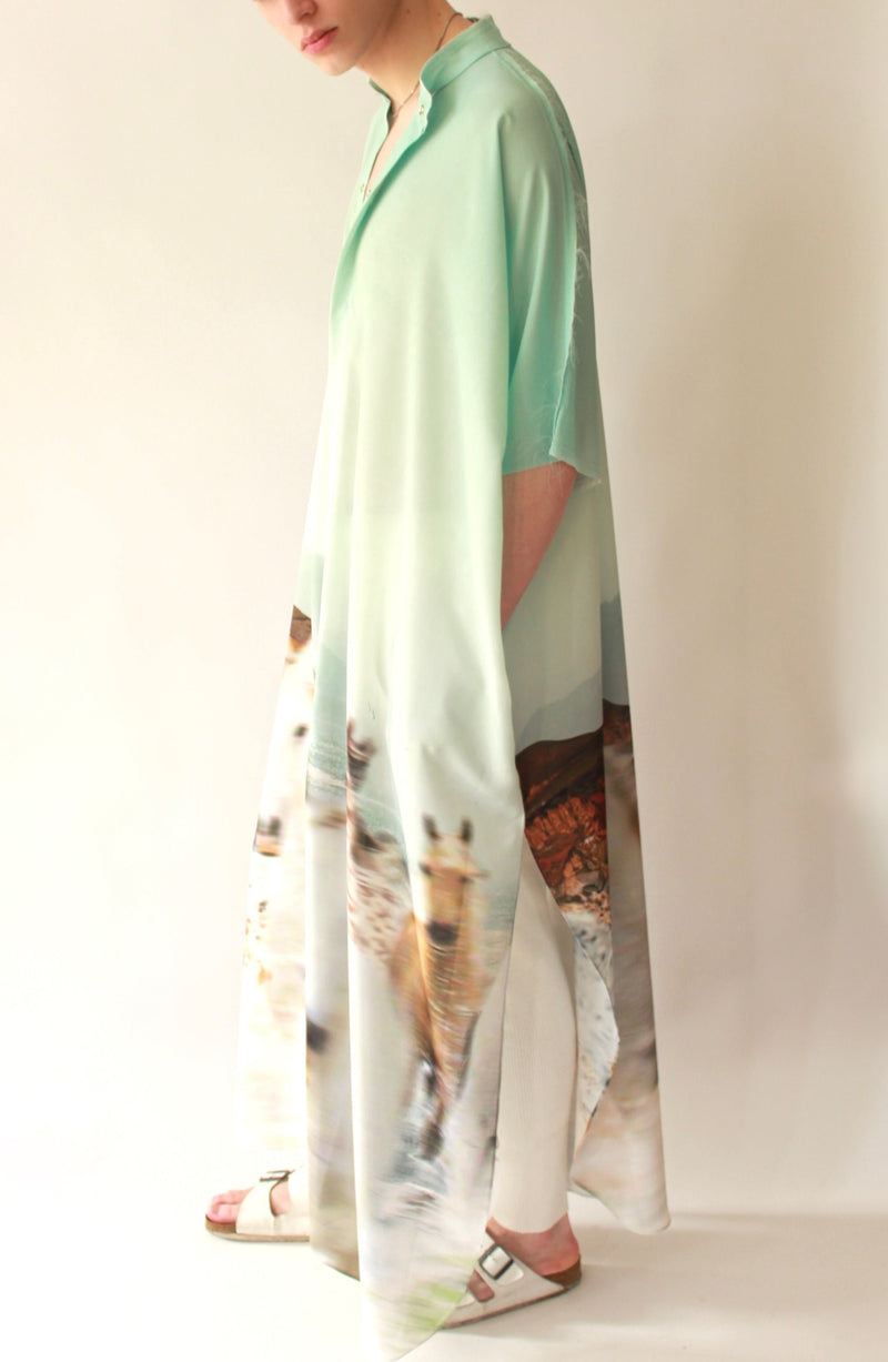 Kaftan Maxi in Big Sur Wild Horses