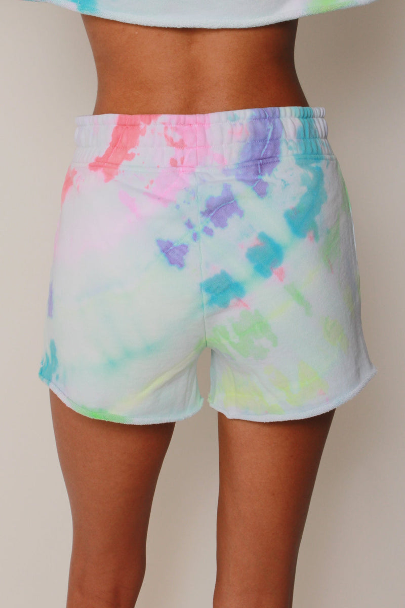 Hot Shorts in Sour Candy Tie-Dye