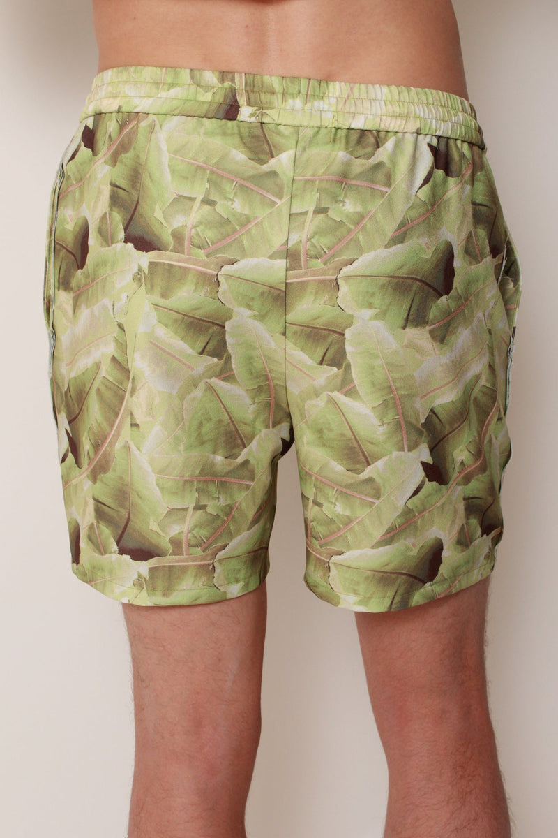 Island Shorts In Cali Palm Crepe