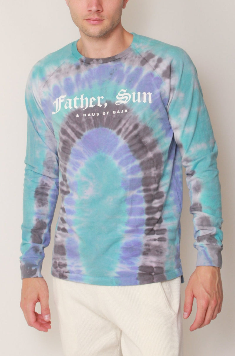 Father, Sun LS Tee in Purple Rain Crystal Tie-Dye