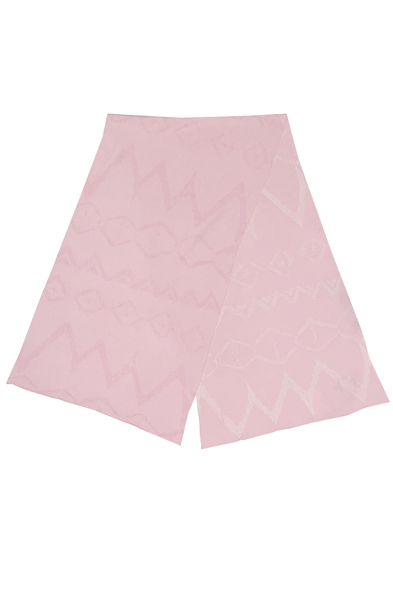 Cashmere Wrap In Blush/Pink Ikat Graffiti